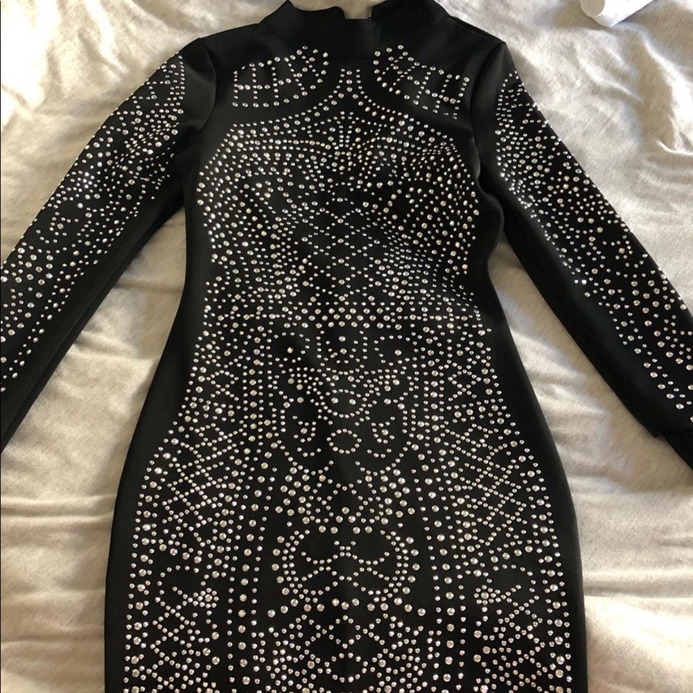 Body Con Studded Dress